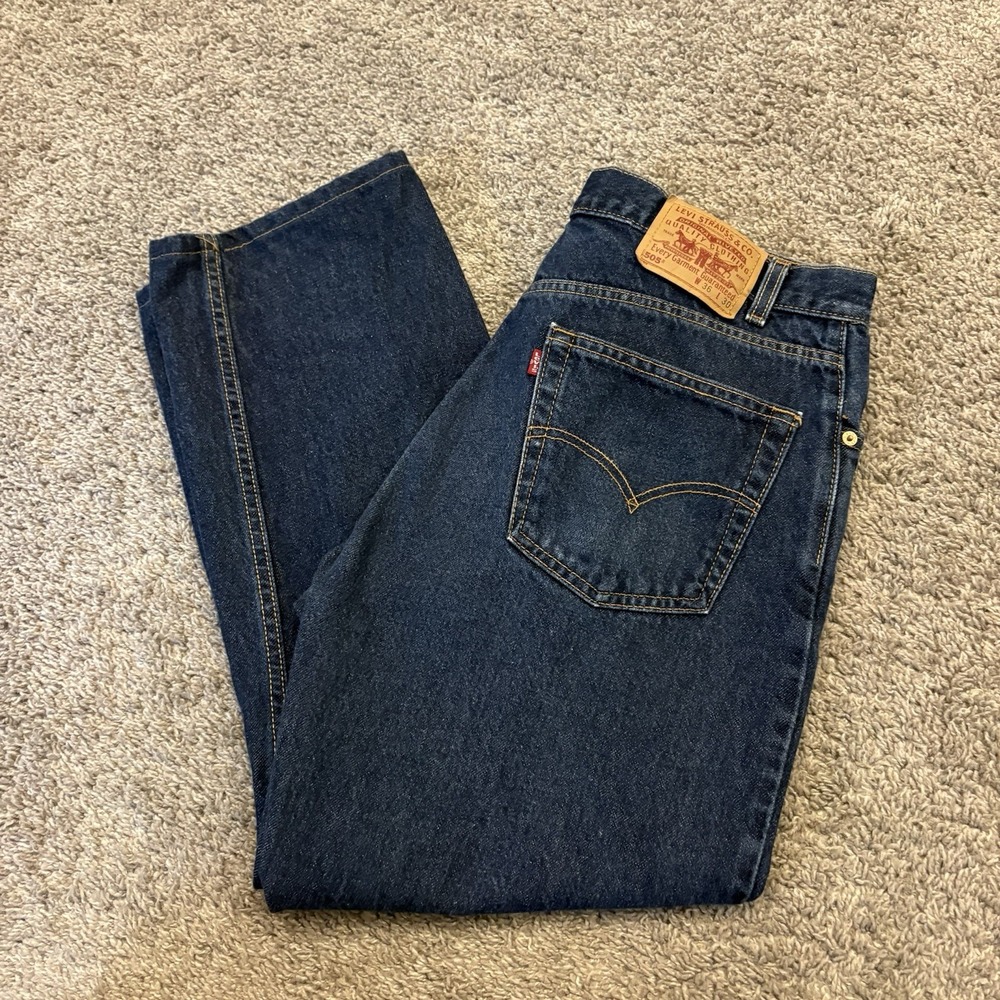 Vintage Levis 550 Jeans Mens Blue Denim 90S Paper Tag FITS 36x28 LL-609 RARE